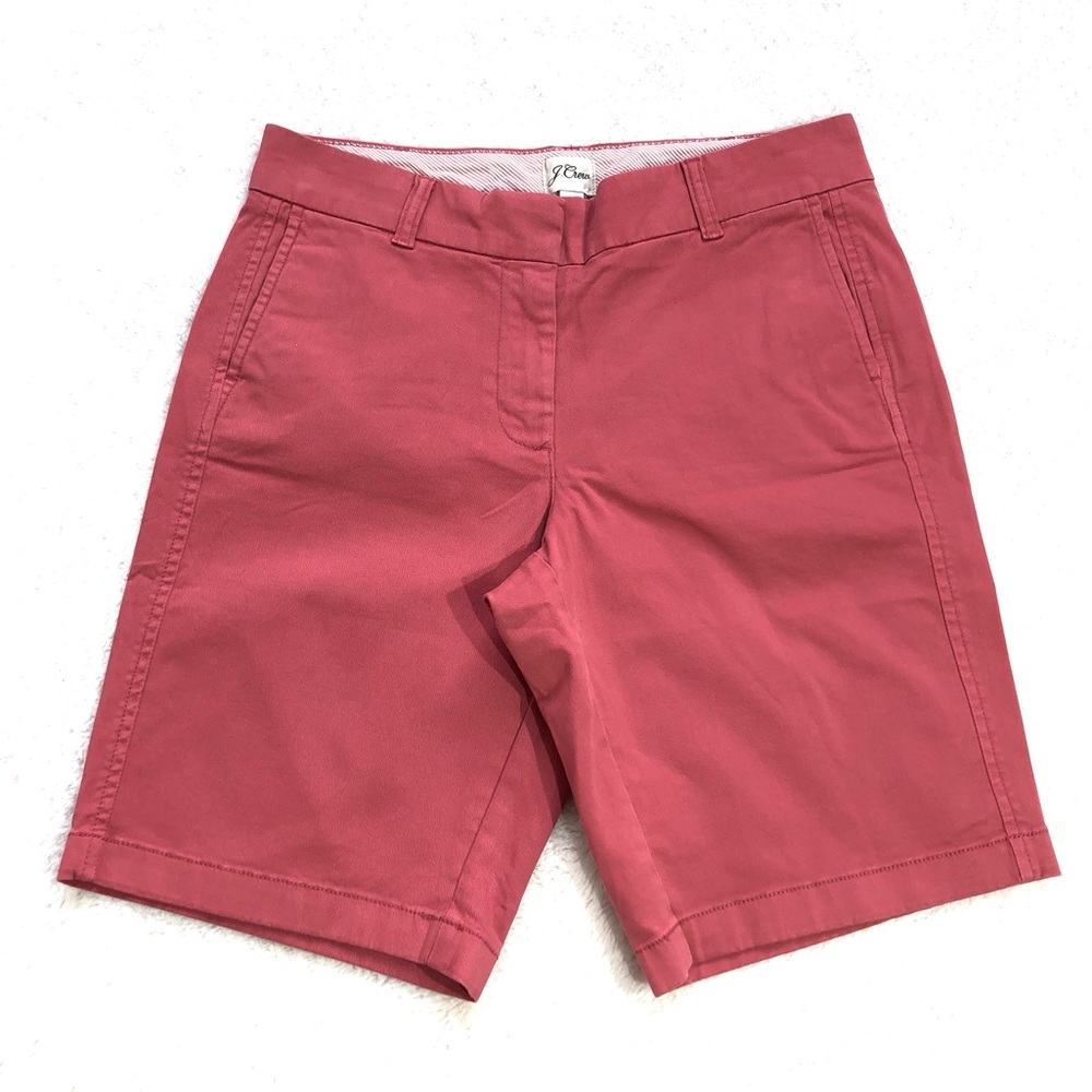 J. Crew Bermuda Stretch Chino Shorts